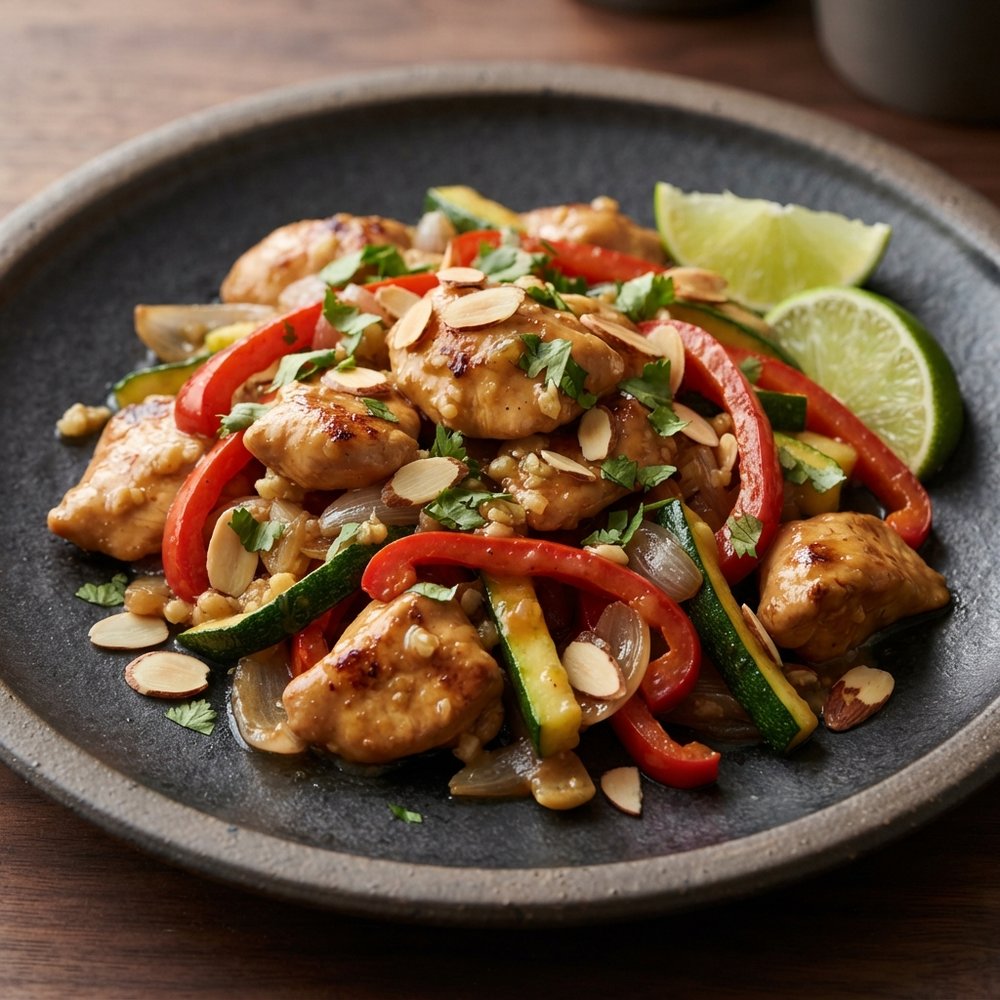 Almond Chicken Stir Fry