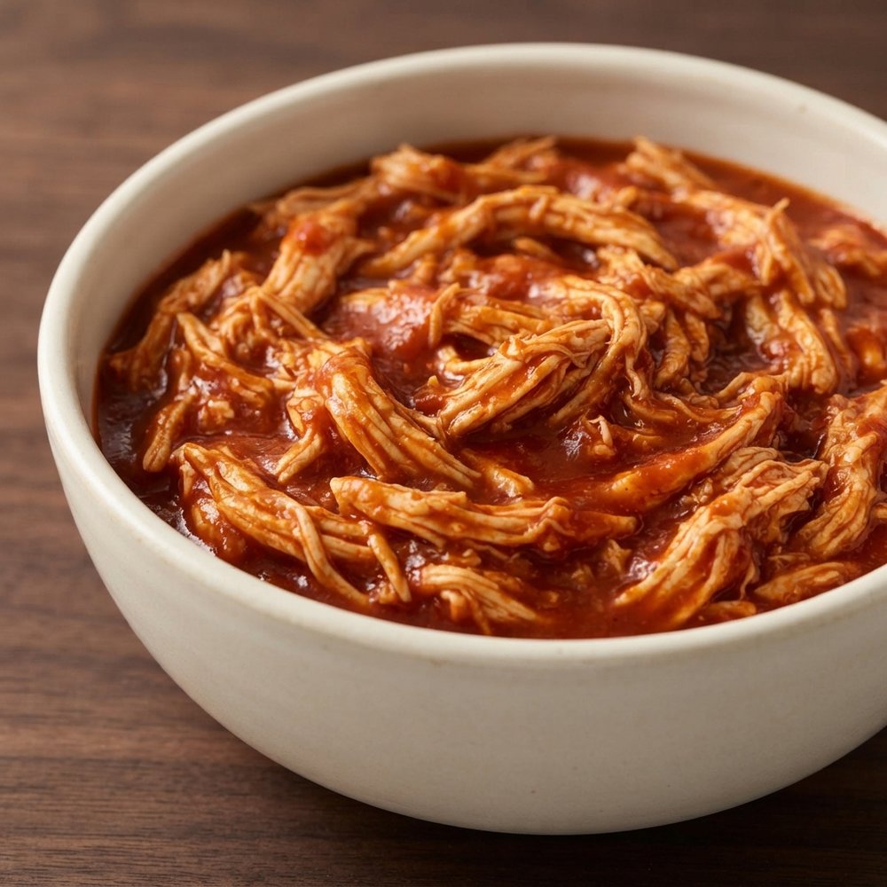 Set-It-and-Forget-It Crockpot Chicken Enchilada Filling
