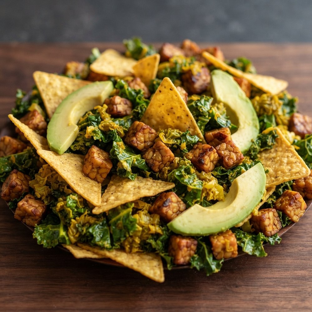 Crunchy Curried Kale