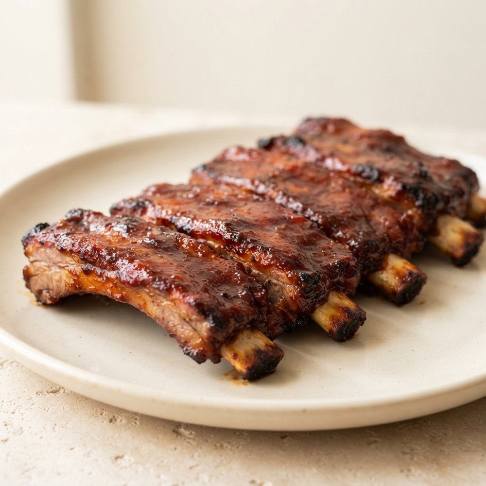 Simmered-and-Roasted Baby Back Ribs