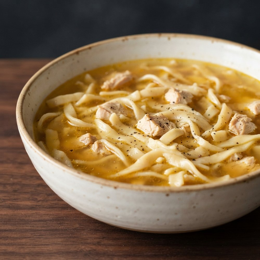 Grandma's Chicken Noodle Soup with From-Scratch Noodles