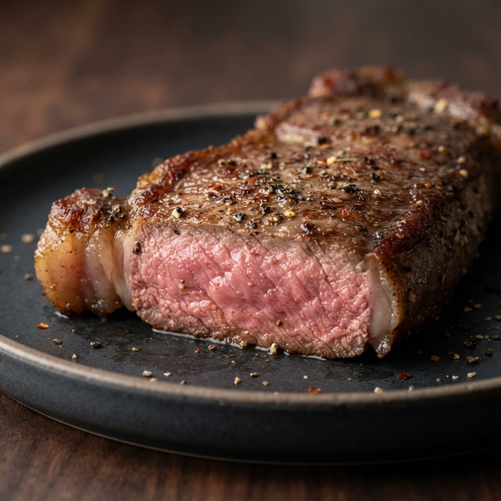 Air-Fried New York Strip Steak