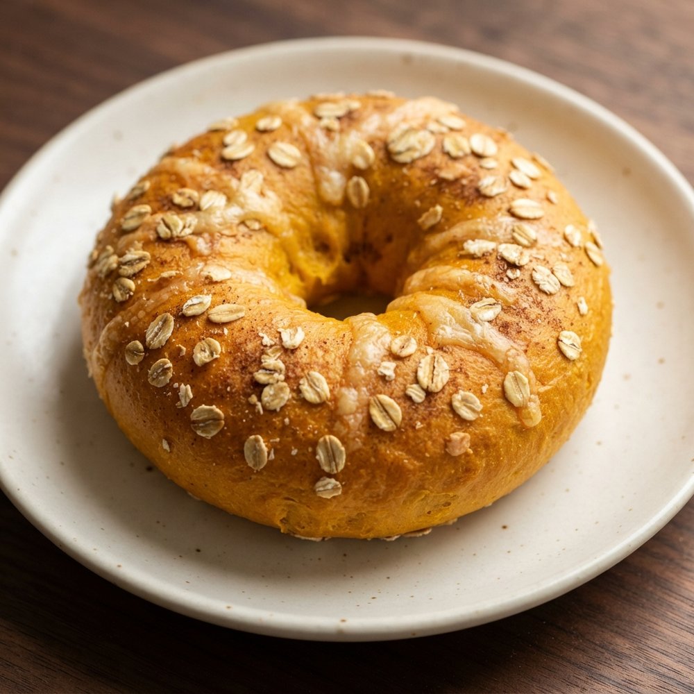Tori's Pumpkin Bagels in the Air Fryer