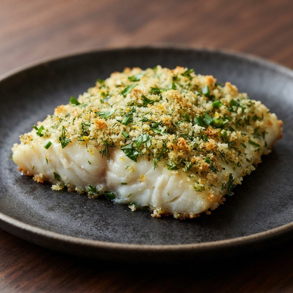 Herb Crusted Halibut