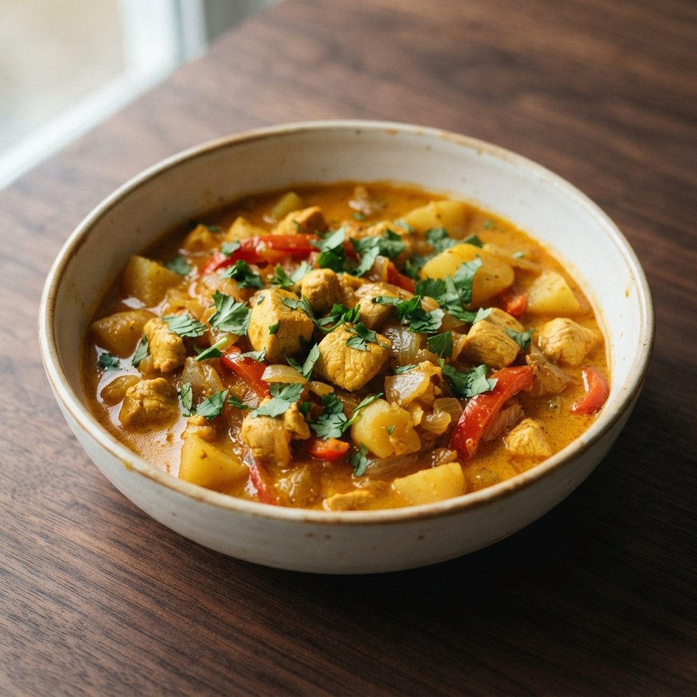 Set-It-and-Forget-It Chicken Curry with Potatoes and Coconut Milk