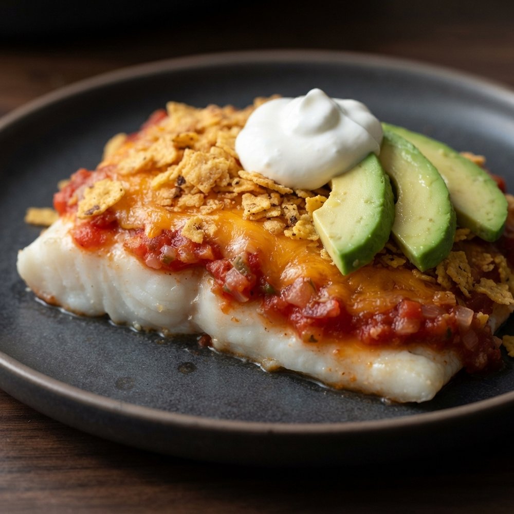 Oven-Baked Mexican Cod