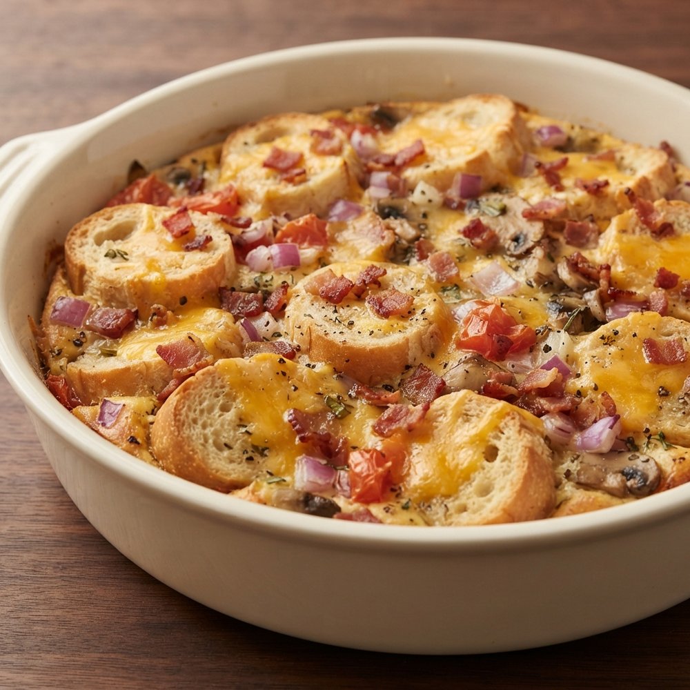 Hearty French Toast Breakfast Casserole