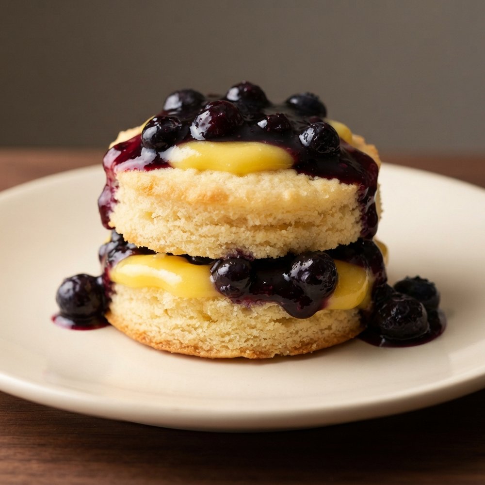 Lemon-Blueberry Shortcake Sheet Dessert