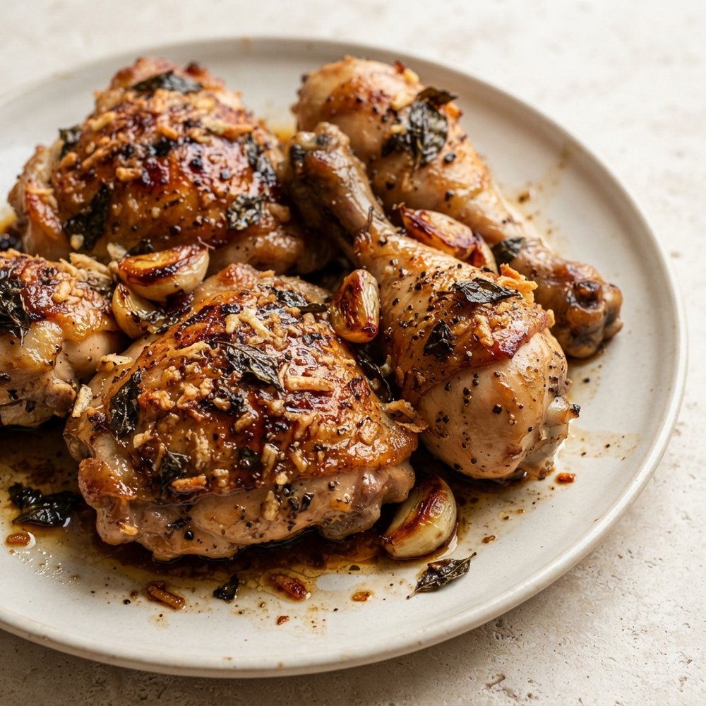 Belmont-Style Chicken Savoy Roast