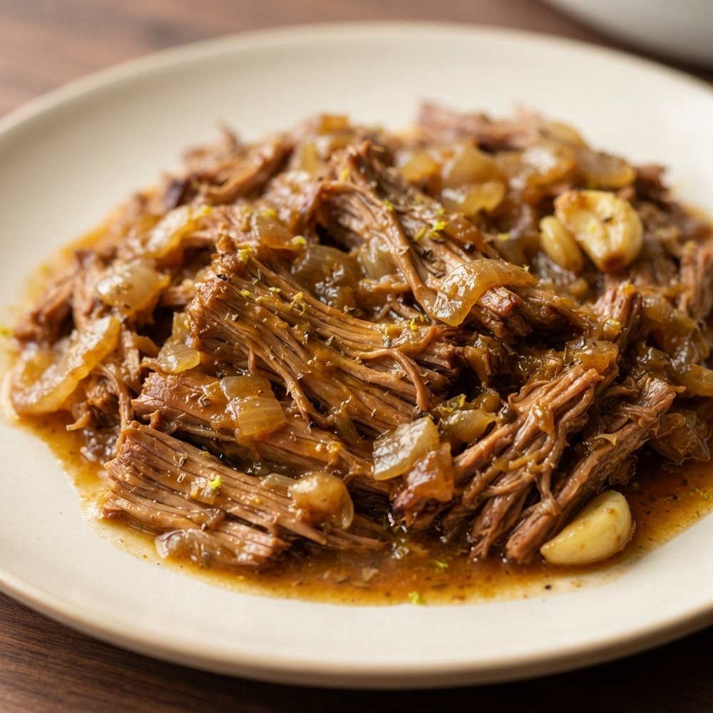 Orange-Lime Braised Pork Shoulder