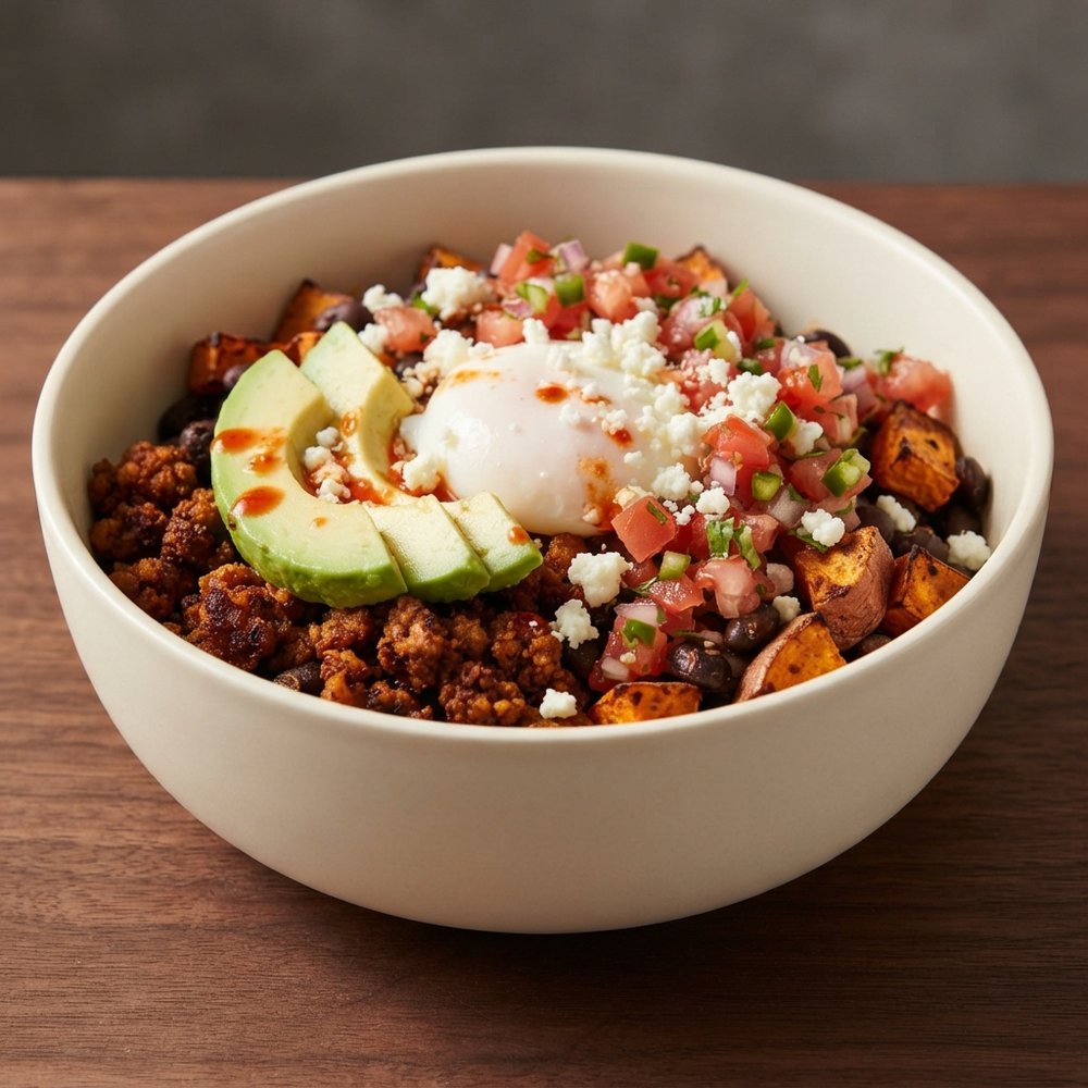 Chorizo Morning Power Bowls