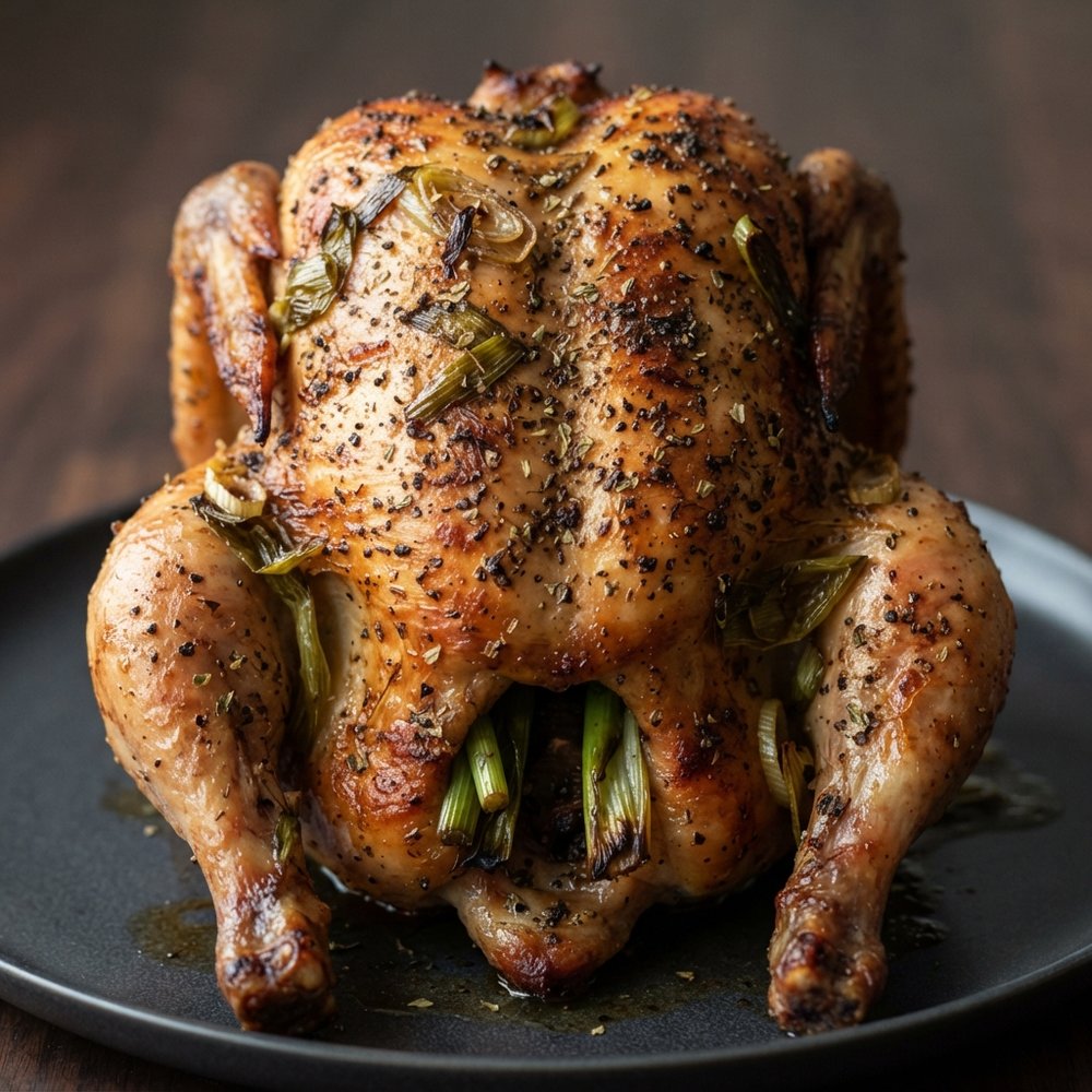 Baked Beer Can Chicken