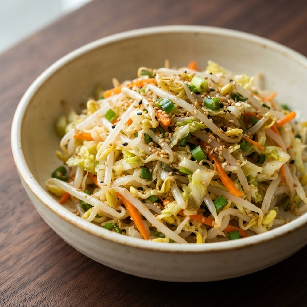 Korean-Style Mung Bean Sprout Salad