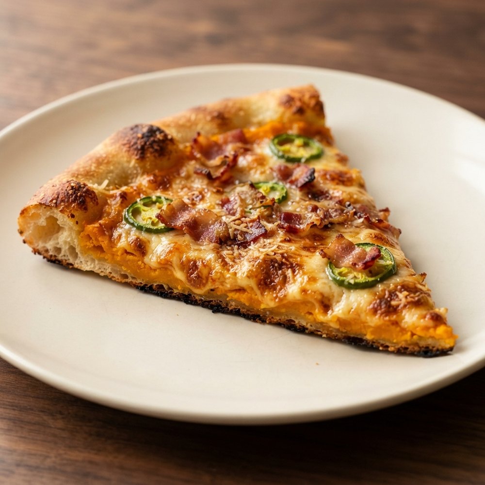 Bacon and Sweet Potato Pan Pizza