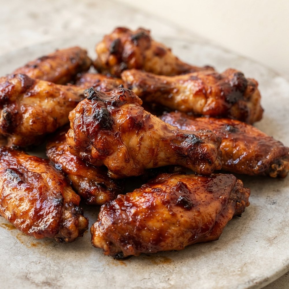 3-Ingredient Oven-Baked BBQ Chicken Wings