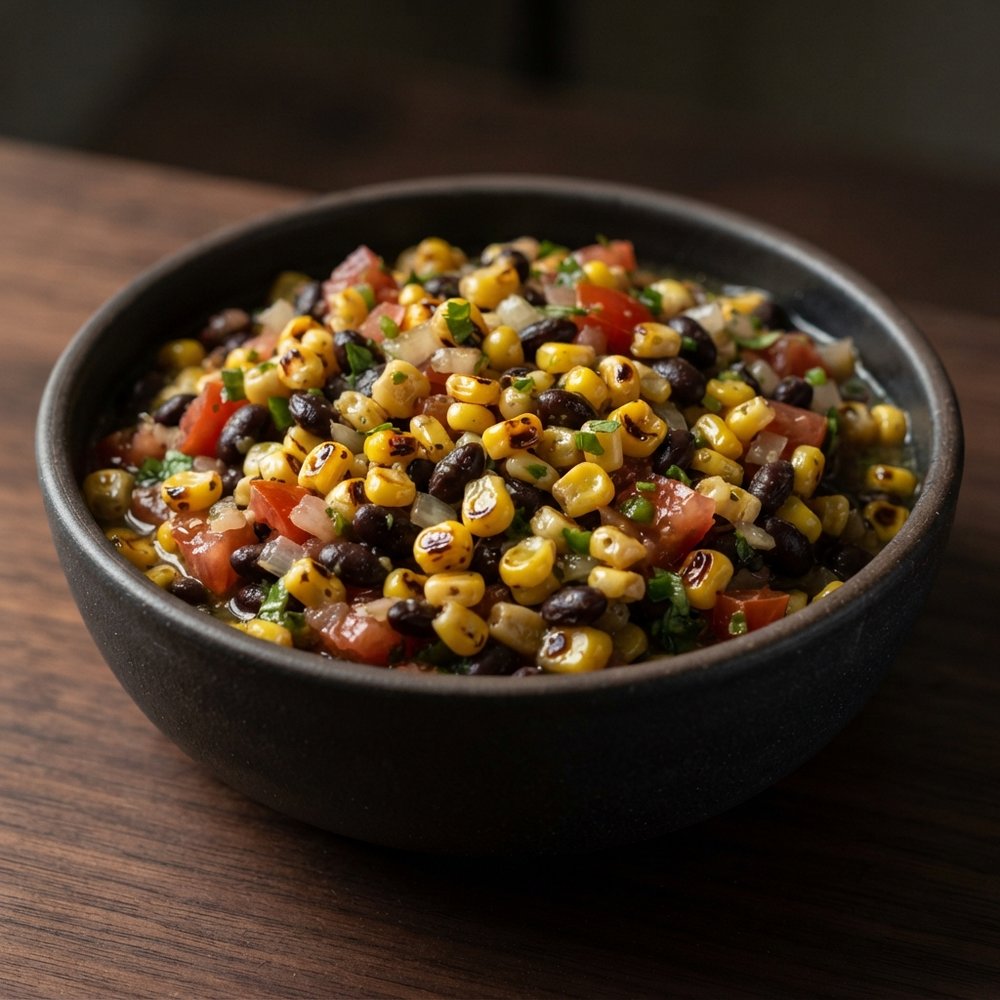 Roasted Corn and Black Bean Salsa