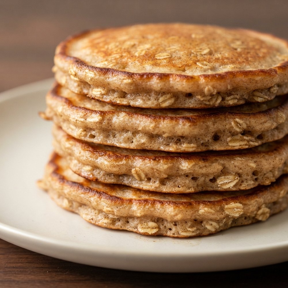 Cinnamon Oat Pancakes