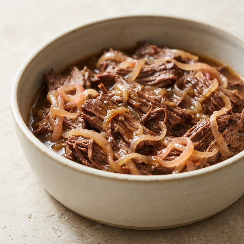 Georgia-Style Chuck Roast with Pickled Vidalia Onions