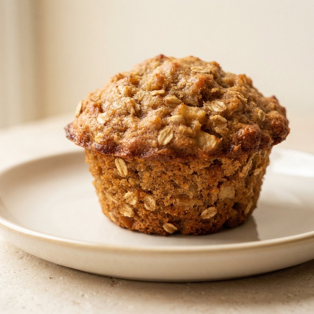 Apple-Spiced Oat Muffins