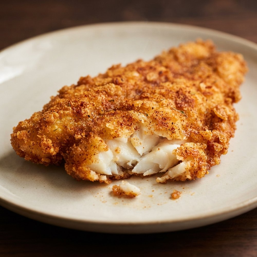 Spicy Cajun Breaded Red Snapper Fillets