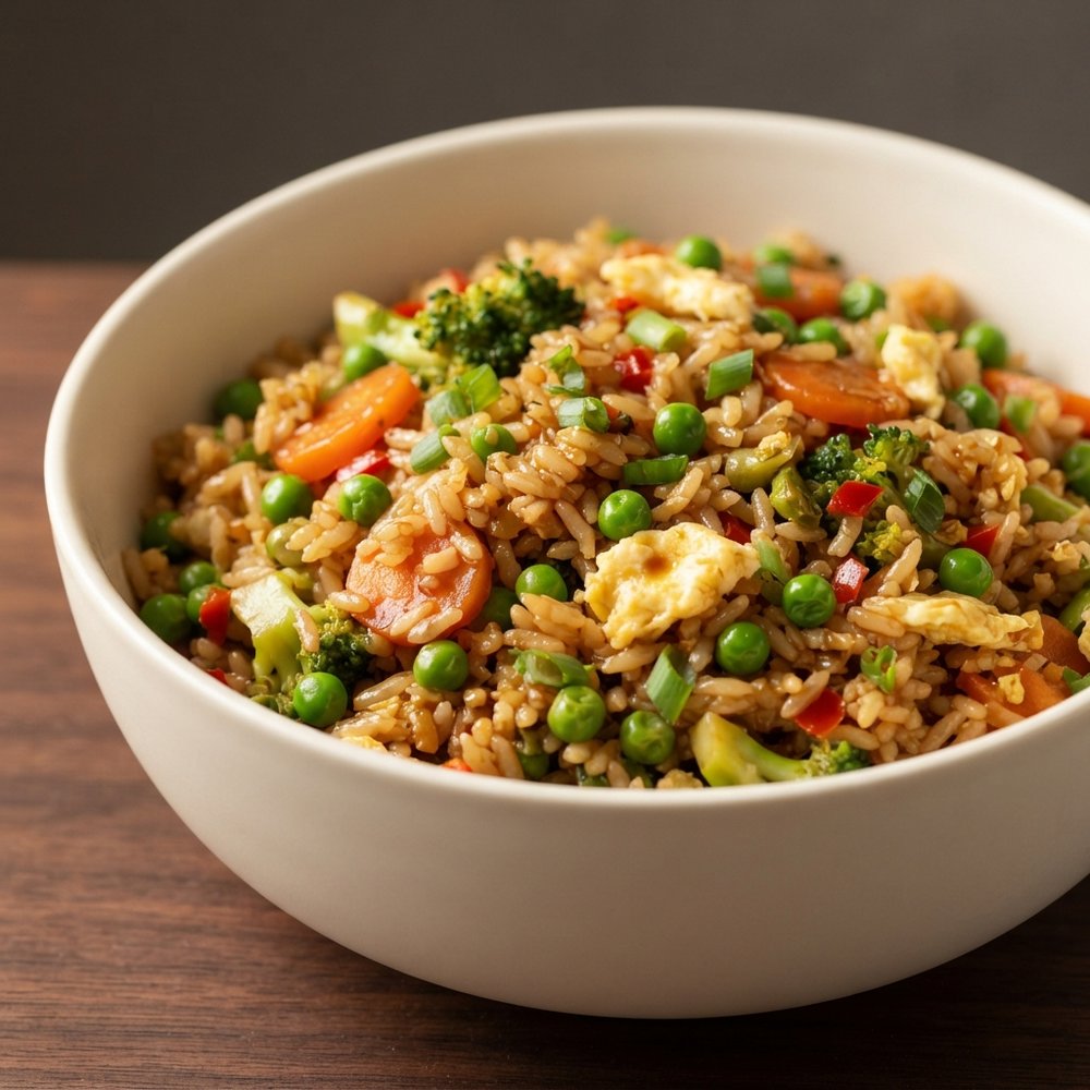 Veggie Stir-Fried Rice Bowl