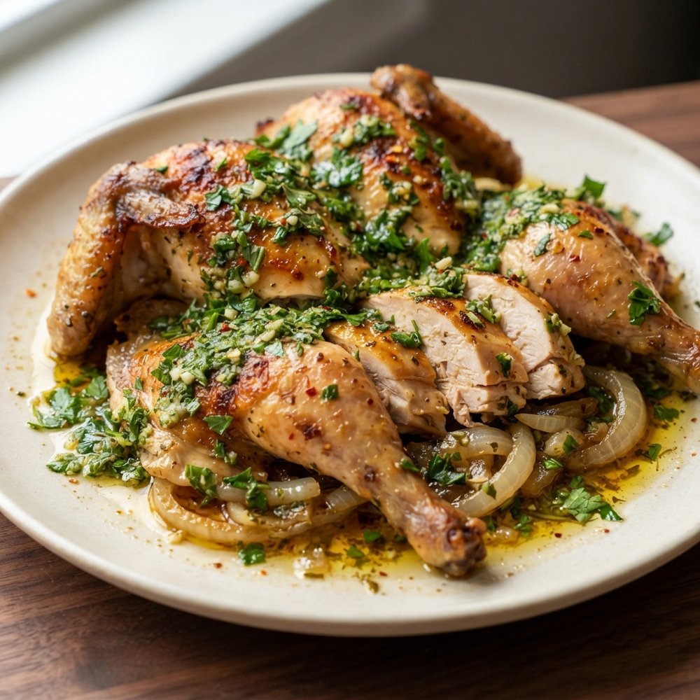 Oven-Roasted Chimichurri Chicken