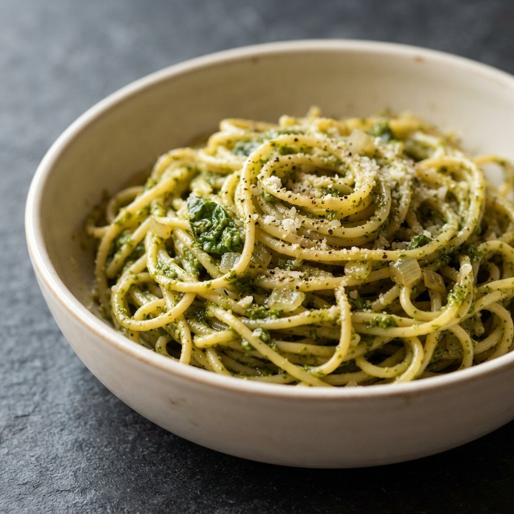 Herbed Pesto Parmesan Pasta