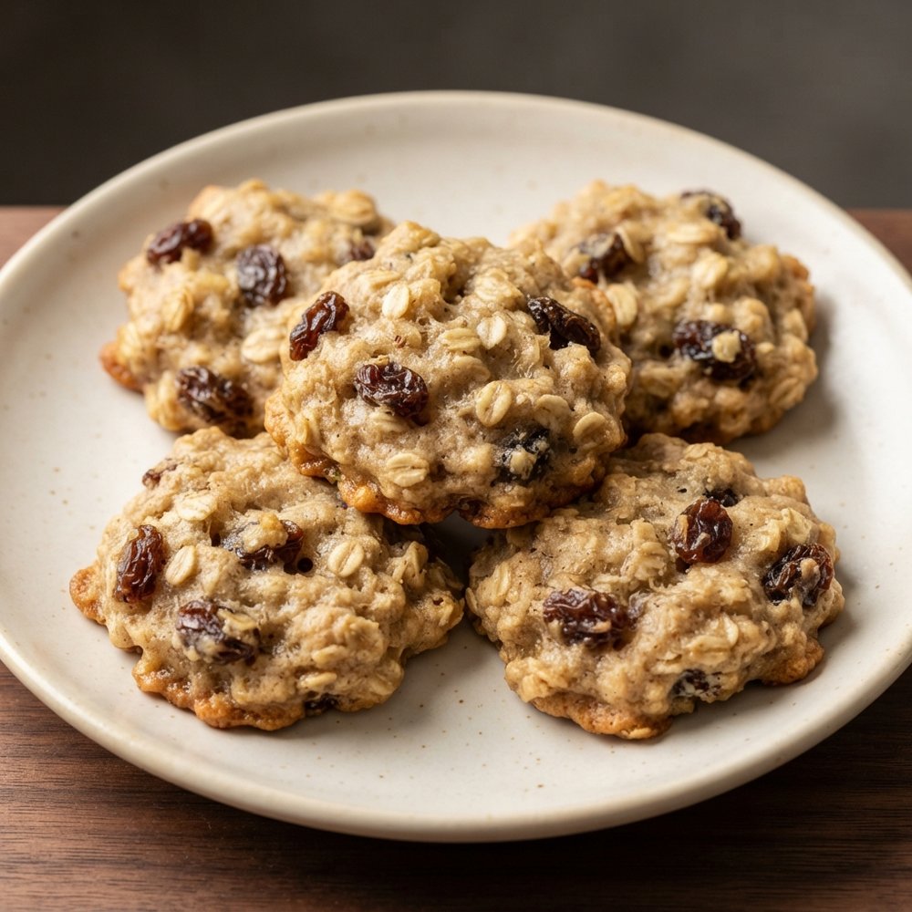 3-Ingredient Banana Oatmeal Cookies