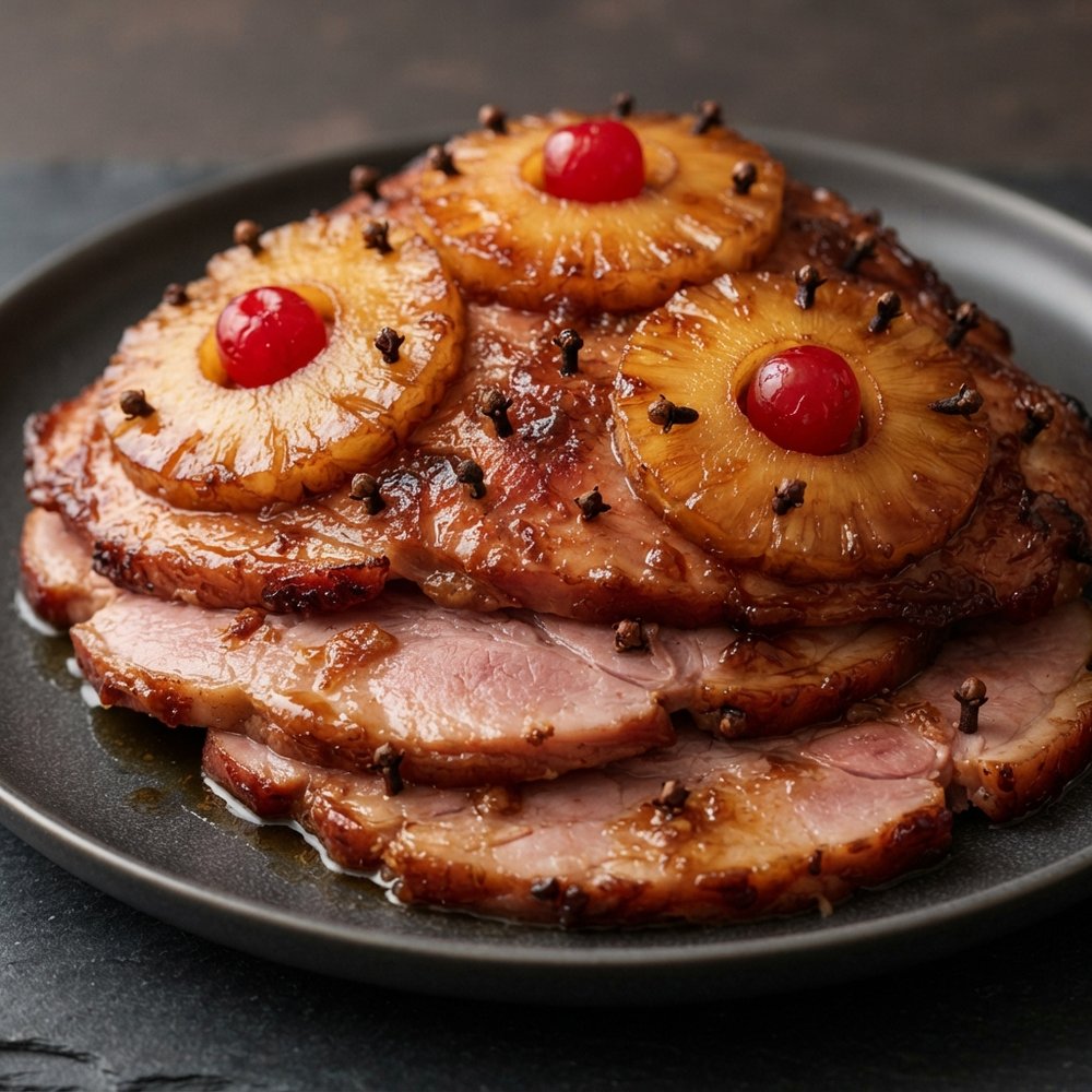 Pineapple-Glazed Baked Ham