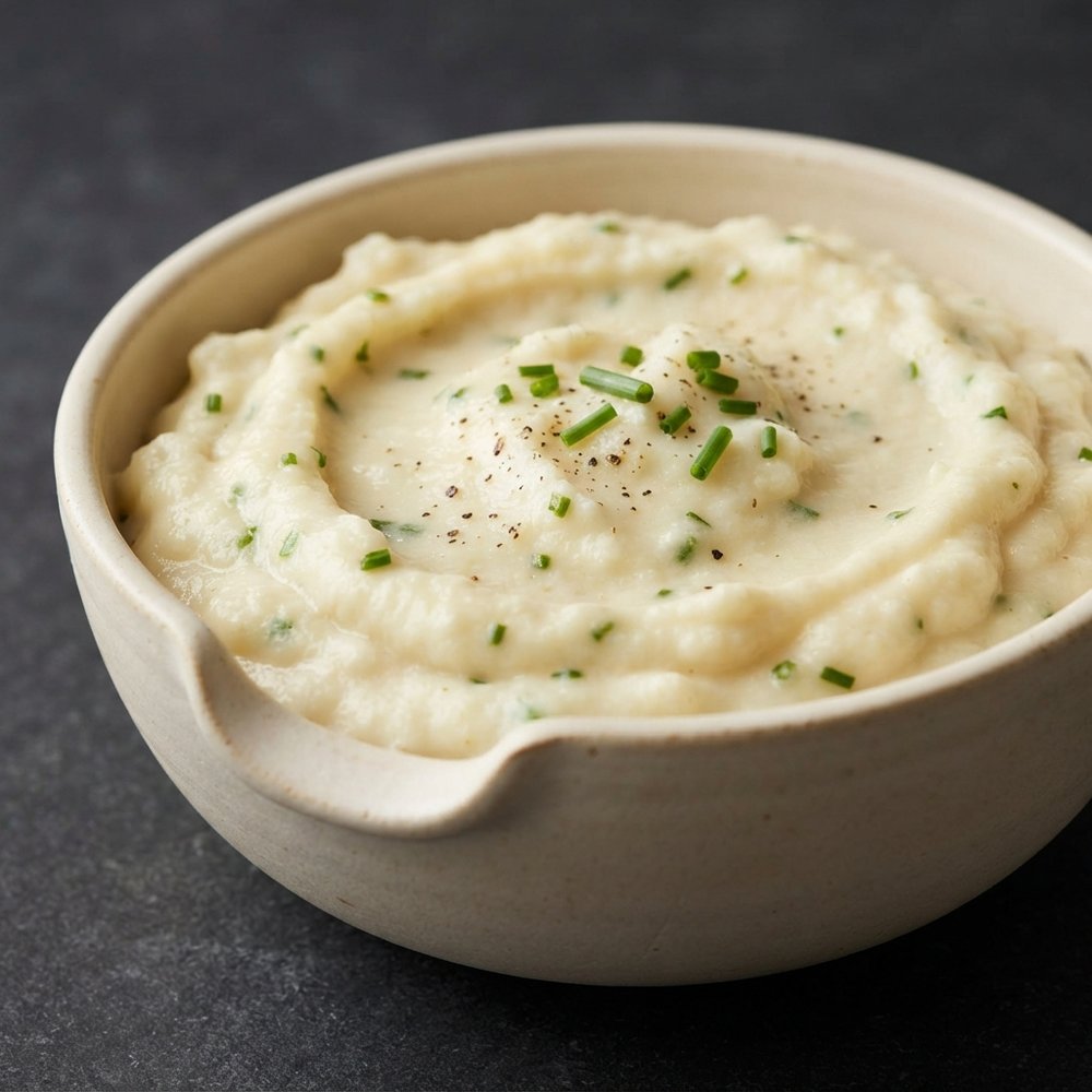 Mashed Cauliflower with Cream Cheese