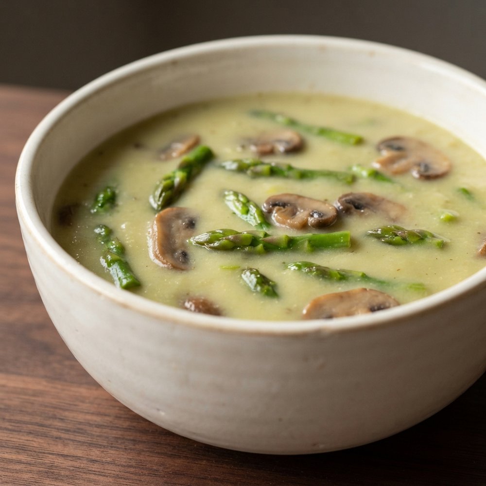 Lightened Creamy Asparagus Soup