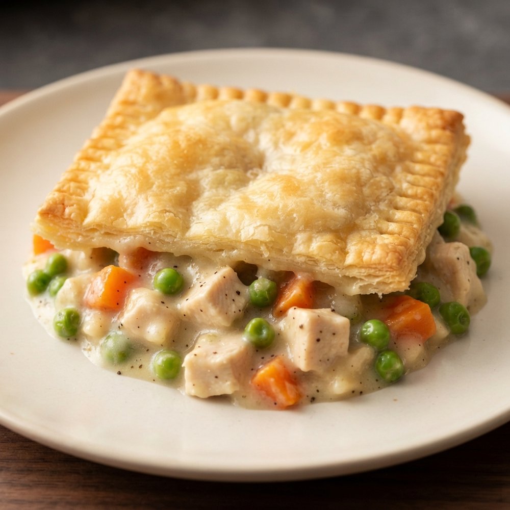 Puff Pastry-Topped Chicken Pot Pie