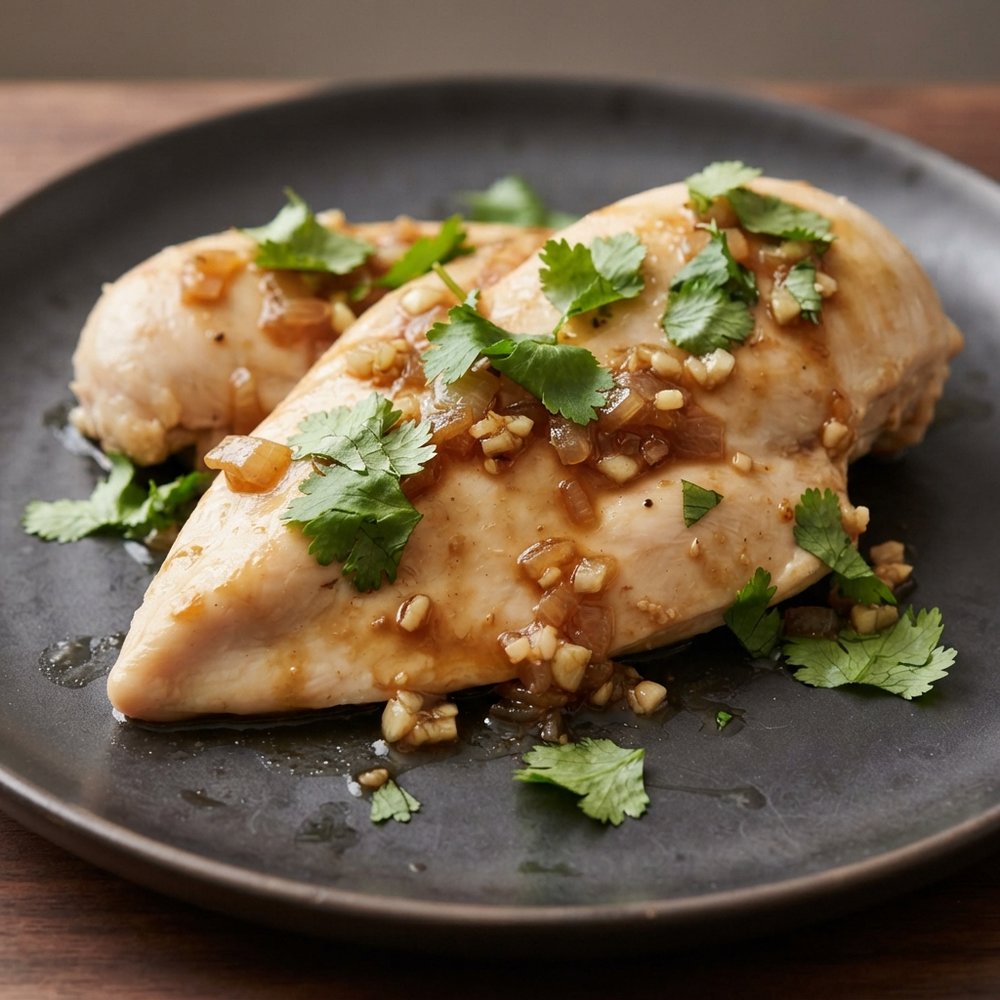 Simple Steamed Chicken Breasts
