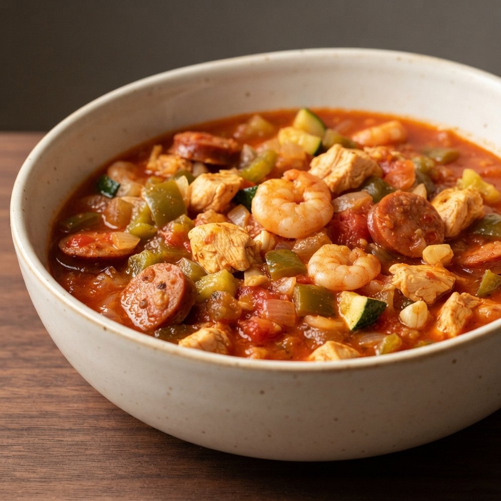 Low-Carb Cajun Jambalaya