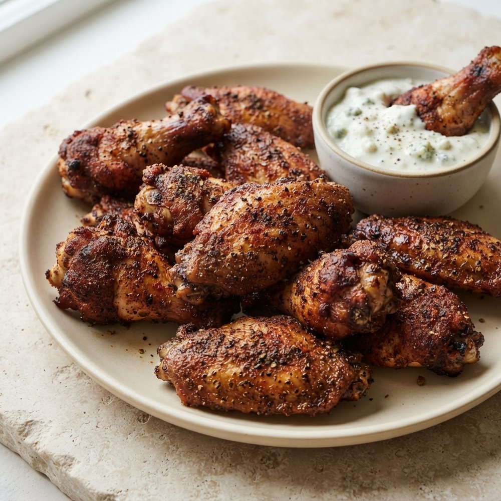 Mesquite-Smoked Chicken Wings