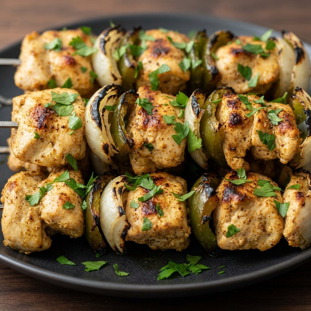 Shish Tawook Marinated Chicken Skewers