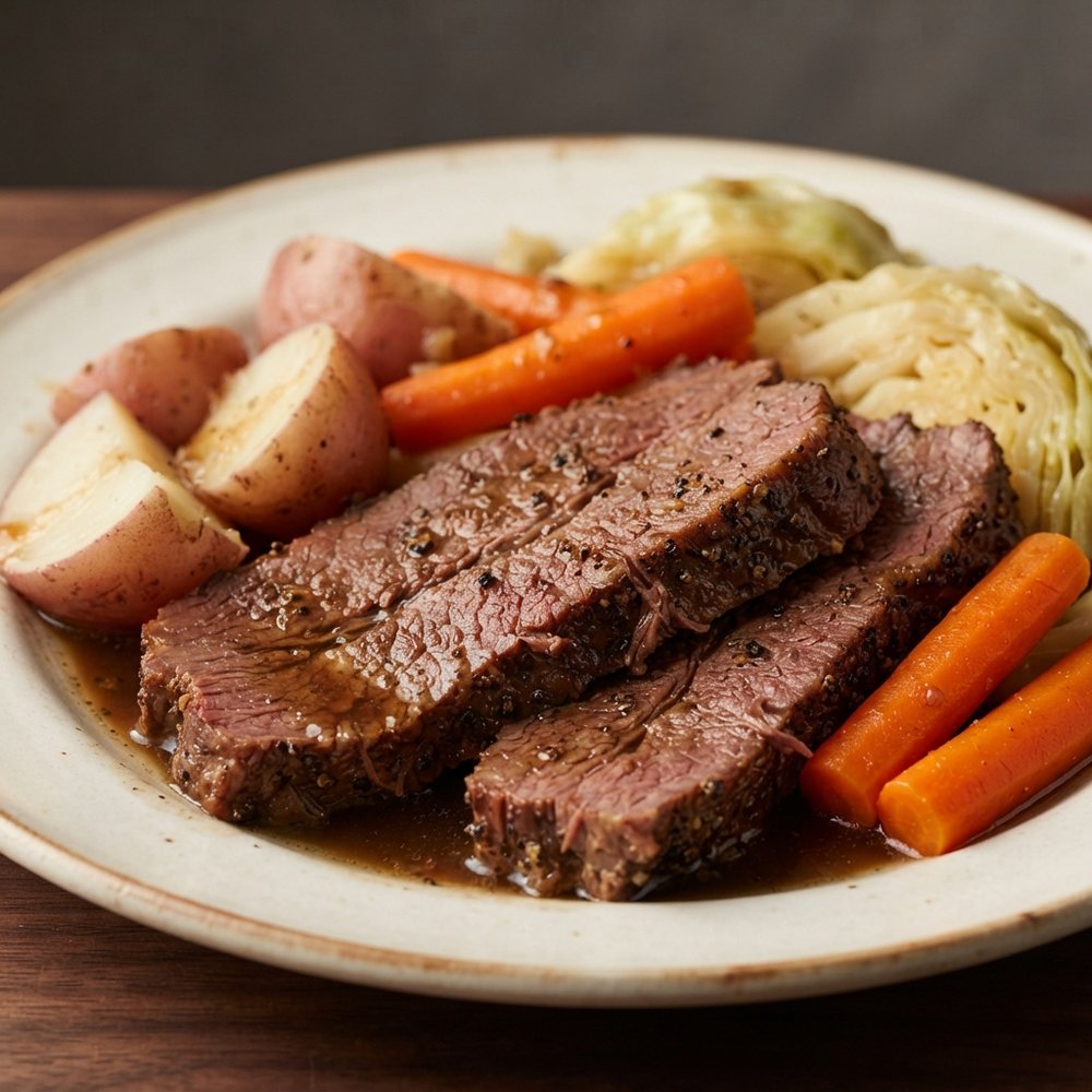 Irish Stout Corned Beef Supper