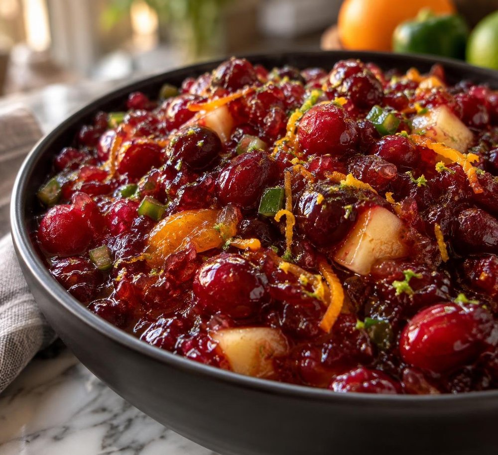 Sam's Spicy Cranberry-Orange Sauce