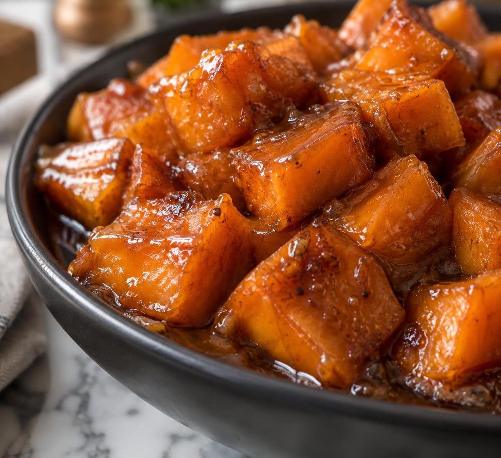 Pressure Cooker Candied Sweet Potatoes