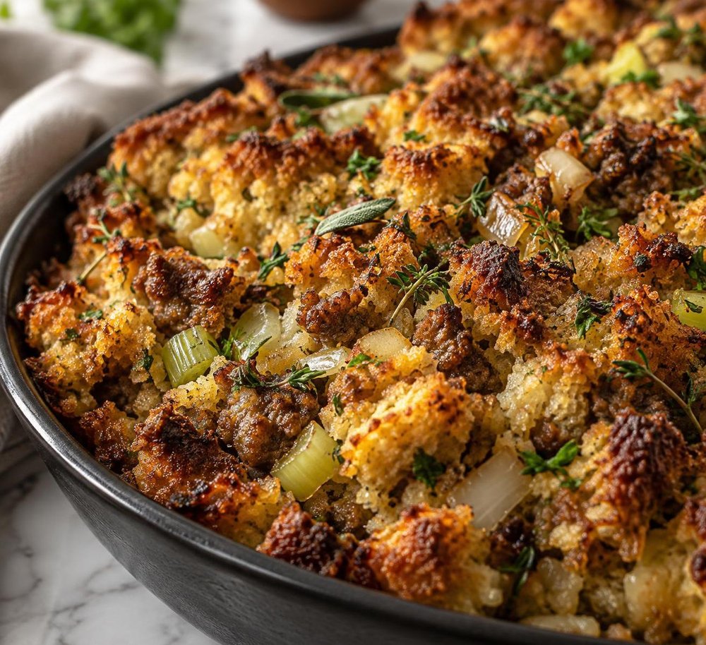 Sausage and Cornbread Dressing