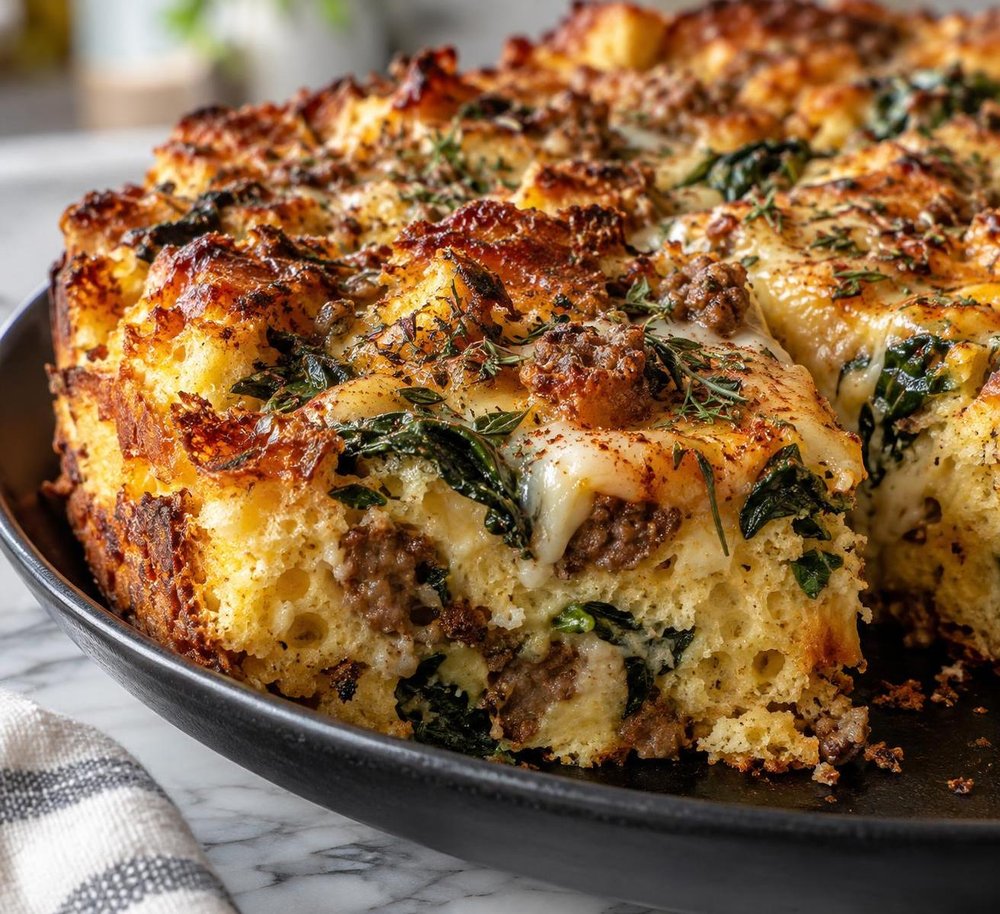 Italian Morning Strata Casserole