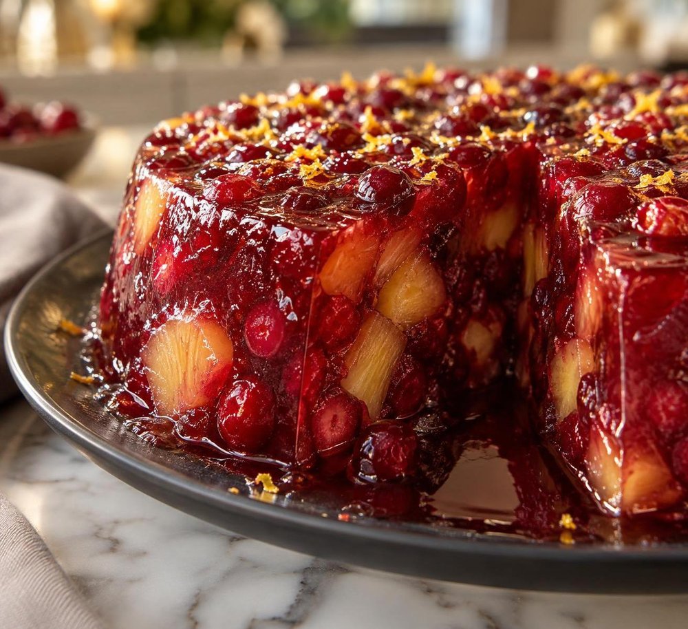 Pineapple Cranberry Gelatin Sauce