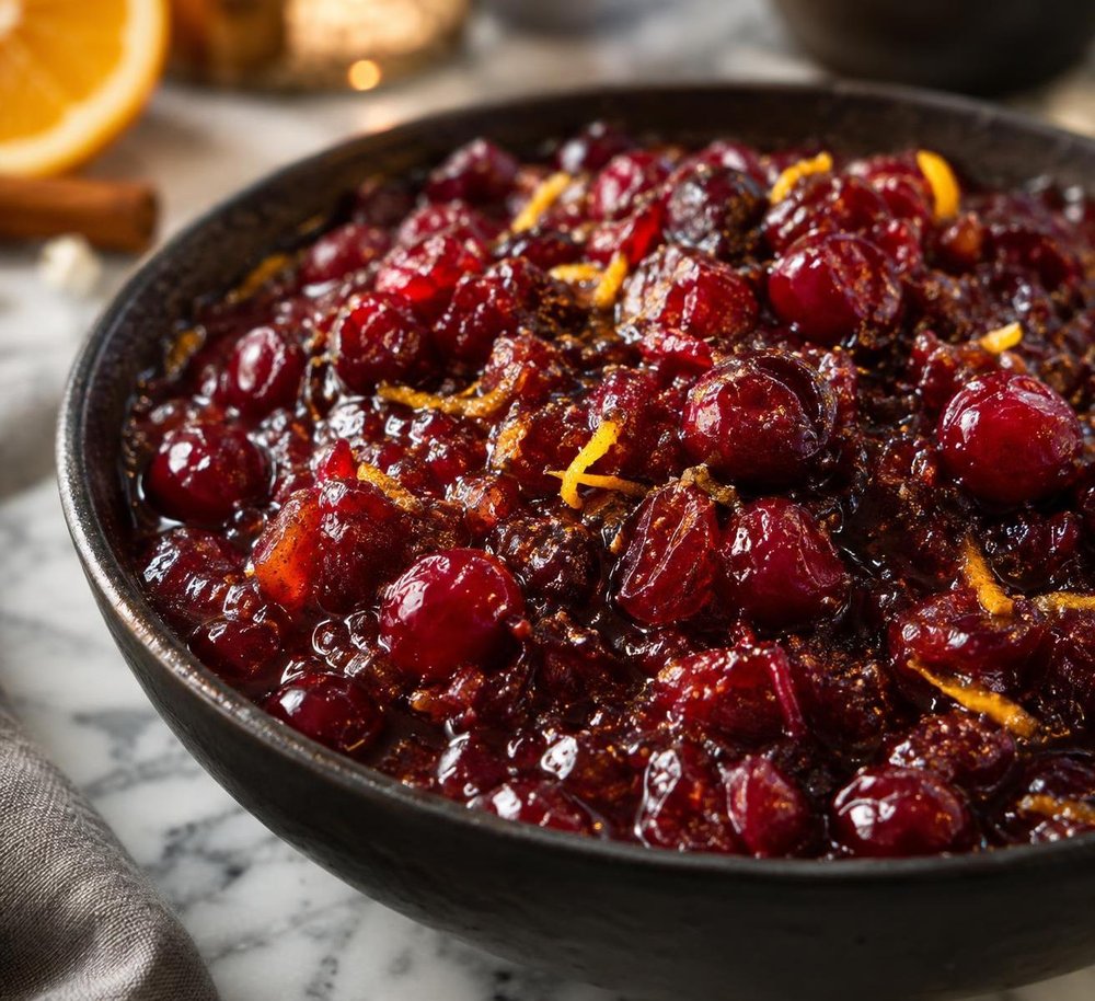 Orange-Kissed Cranberry Sauce