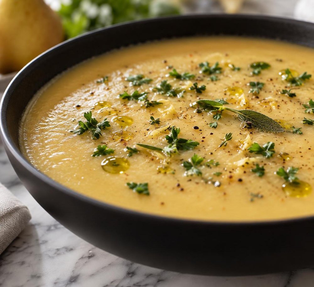 Gingered Apple–Pear Soup