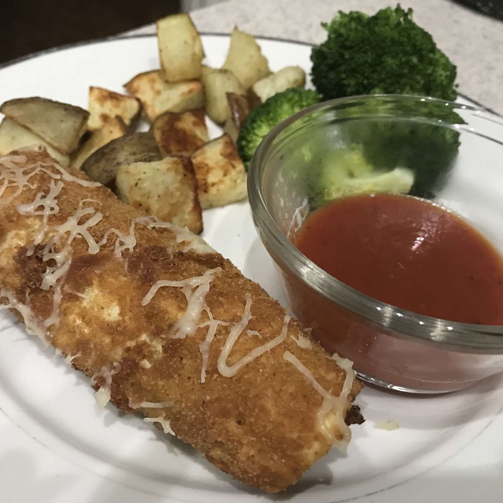Fried Manicotti Bites with Lasagna Filling