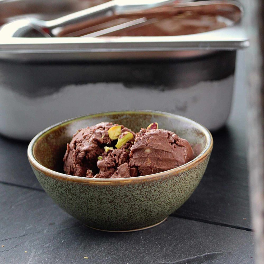 Light Chocolate Sicilian-Style Gelato