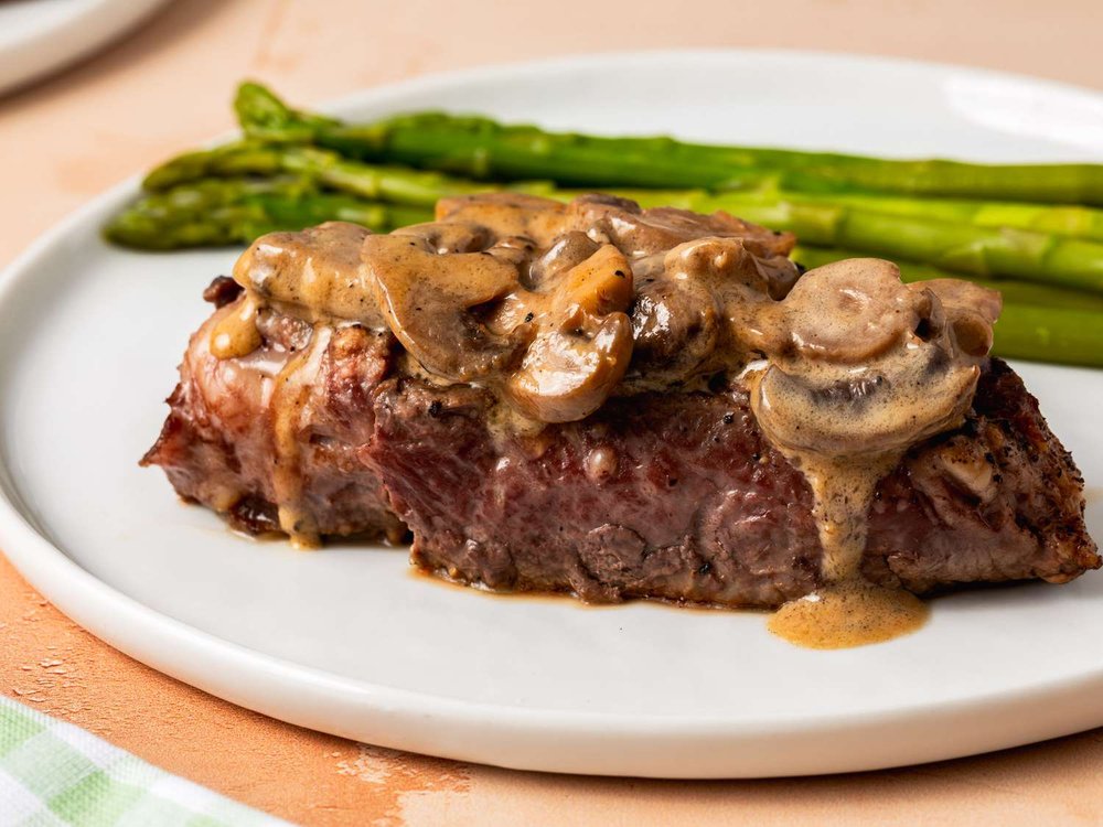 Pan-Seared Filet Mignon with Mushroom Pan Sauce