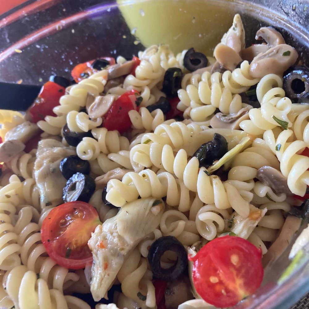 Speedy Artichoke Pasta Salad