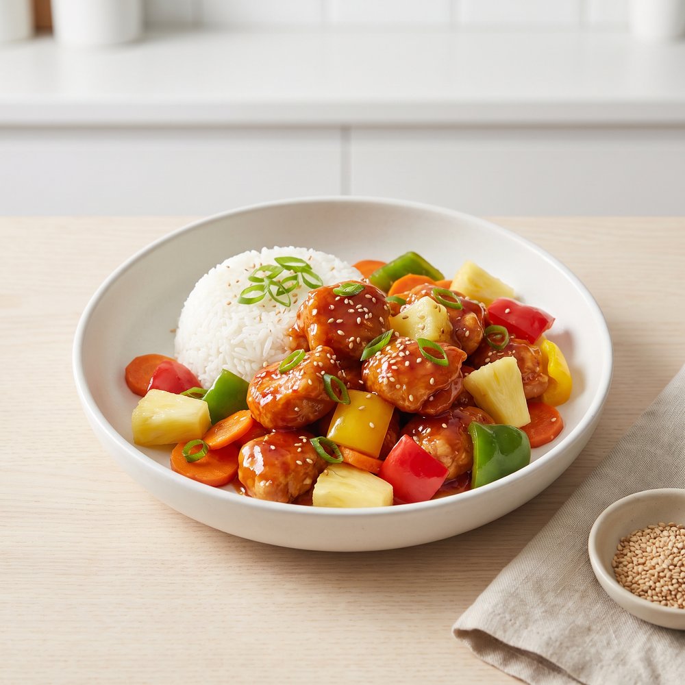 Pineapple Sweet-and-Sour Chicken Stir Fry
