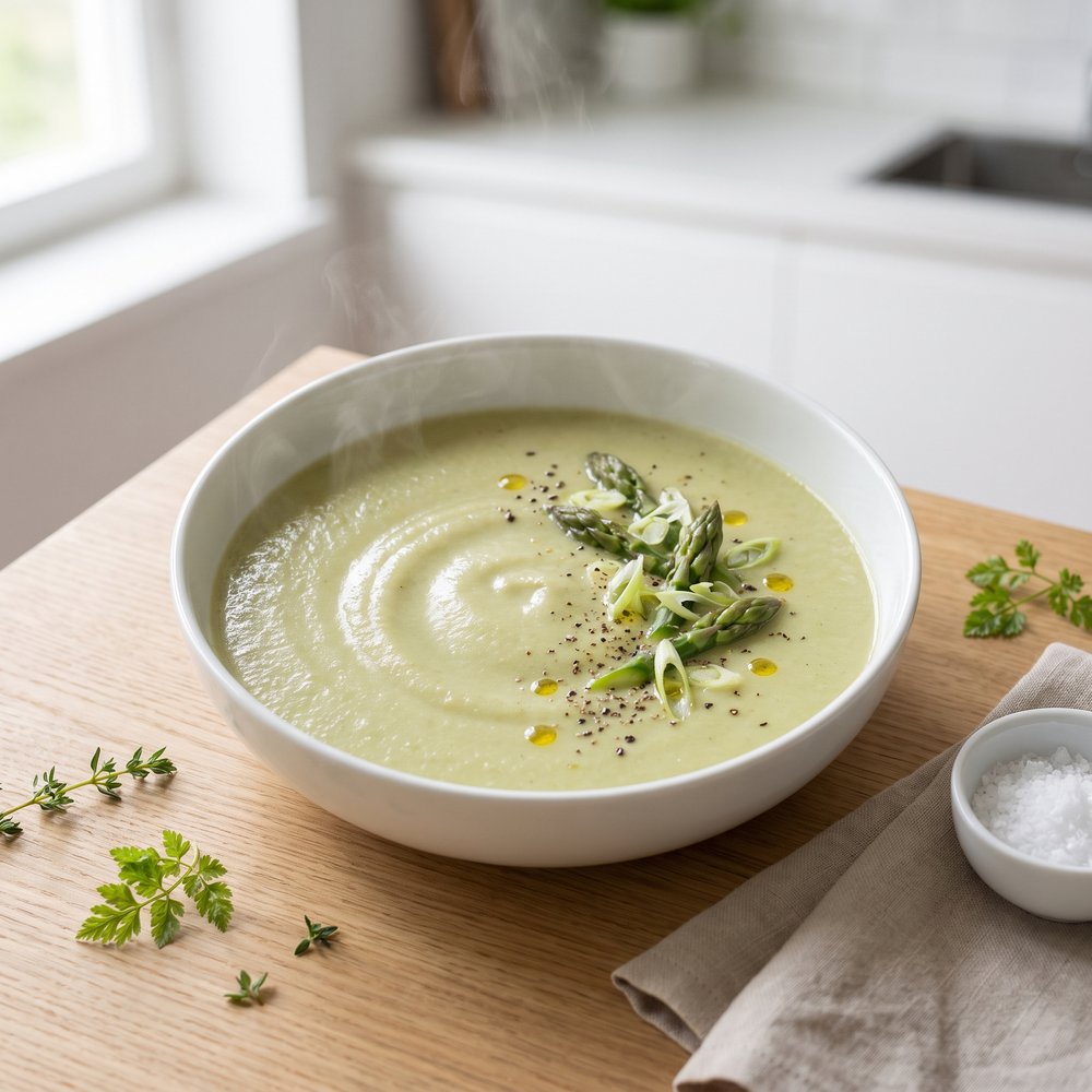 Garlic Asparagus Soup